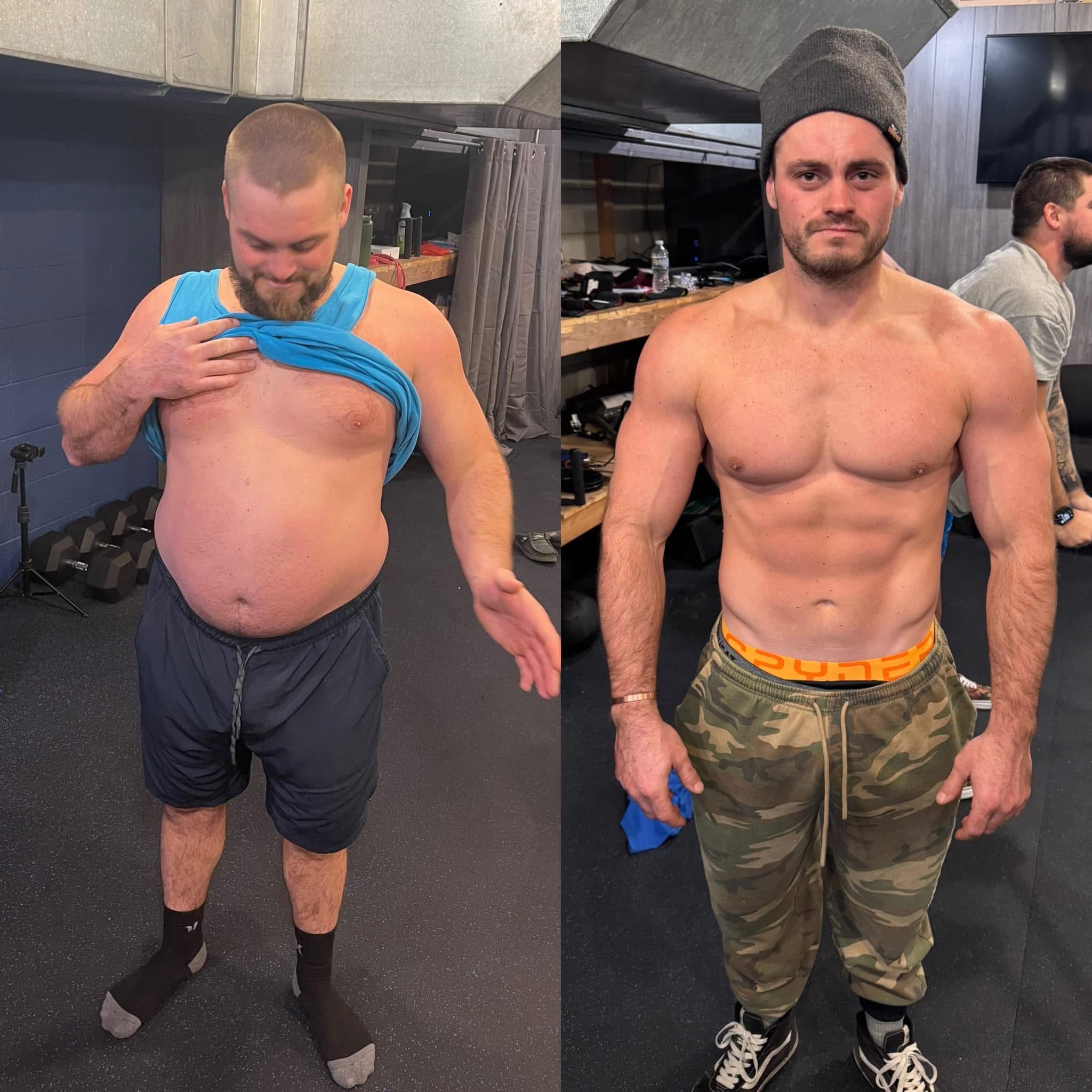 Collin, Project Rebuilt personal training client in Morris, Illinois